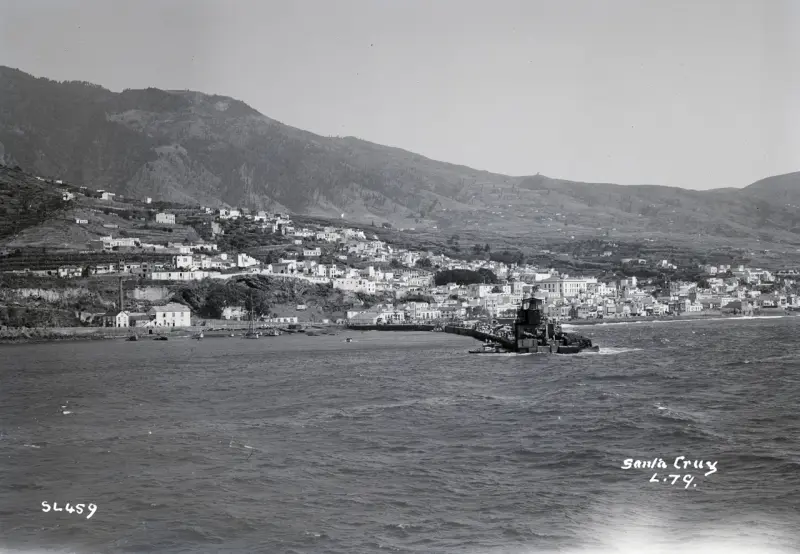 Vista parcial de Santa Cruz de La Palma